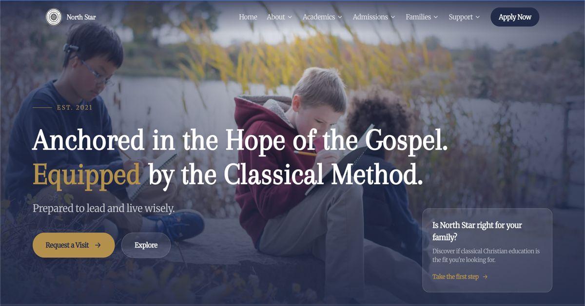North Star Classical Christian School logo